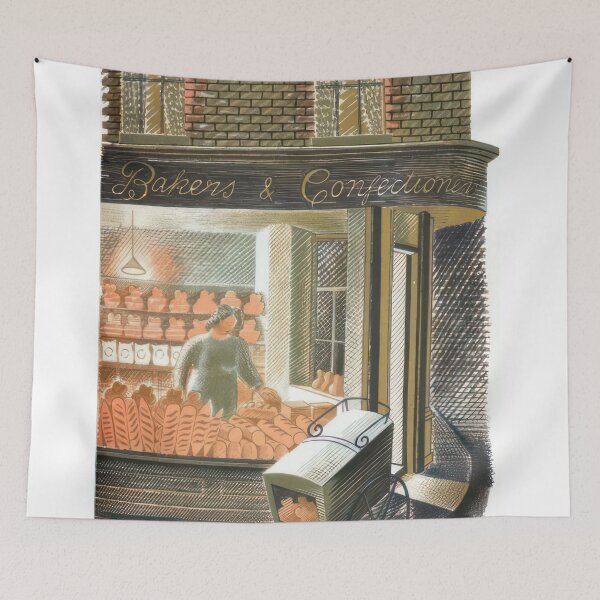 Item preview, High Street. Baker and confectioner - Eric Ravilious  designed and sold by nebelimr.