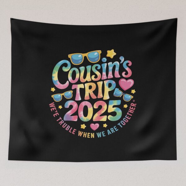 Item preview, We Are Trouble When We're Together Cousins Trip 2025 5 designed and sold by angolinnArt.