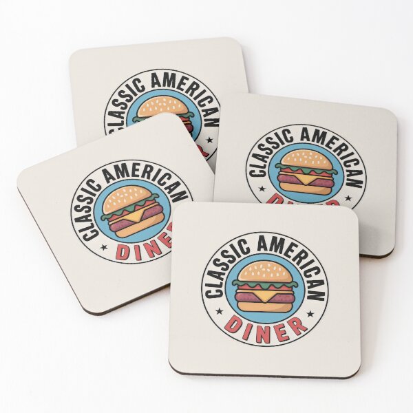 Item preview, Classic American Diner Foodie Retro Logo designed and sold by SplashTastic.