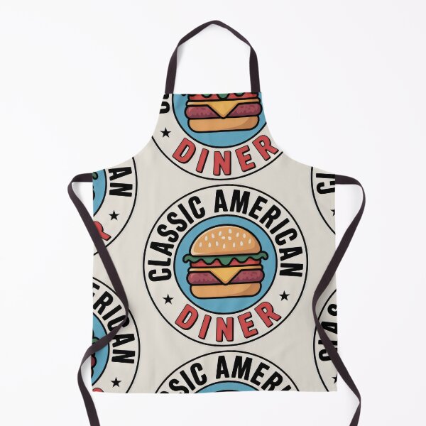 Item preview, Classic American Diner Foodie Retro Logo designed and sold by SplashTastic.