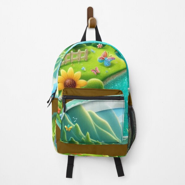 Item preview, Soča Valley Emerald River – Cute 3D Nature Label with Slovenia Flag designed and sold by PaintMeWorld.