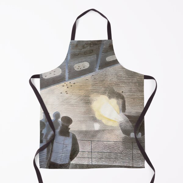 Item preview, HMS Ark Royal in Action - Magic Realism - Eric Ravilious designed and sold by nebelimr.