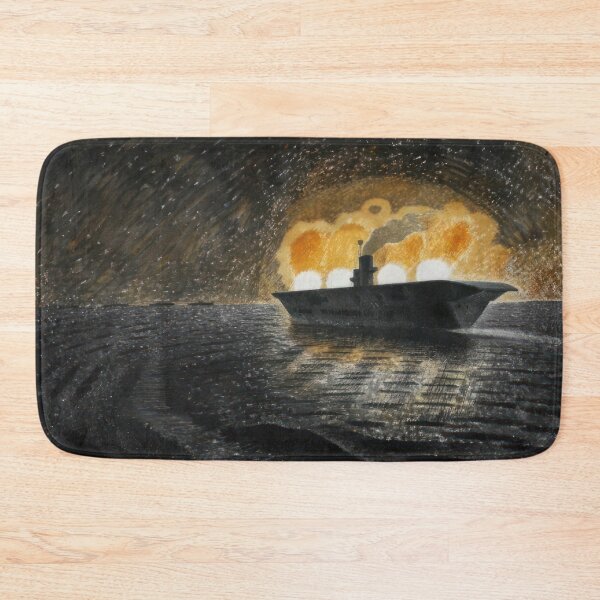 Item preview, HMS Ark Royal in Action - 1940  - Eric Ravilious  designed and sold by nebelimr.