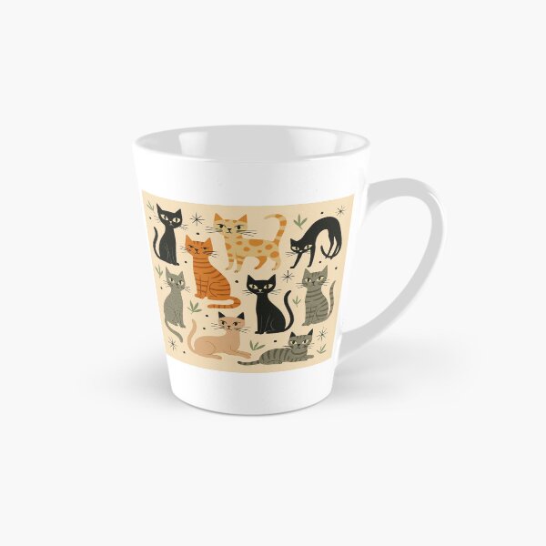 Item preview, Retro Vintage 1950s Cat Pattern designed and sold by tonymagnerart.