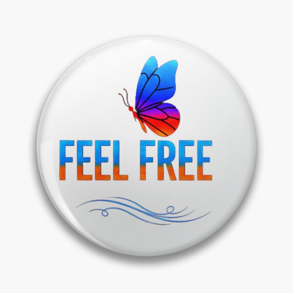 Item preview, Feel Free Butterfly | Colorful Minimalist Quote Art designed and sold by RS-Globalist-.