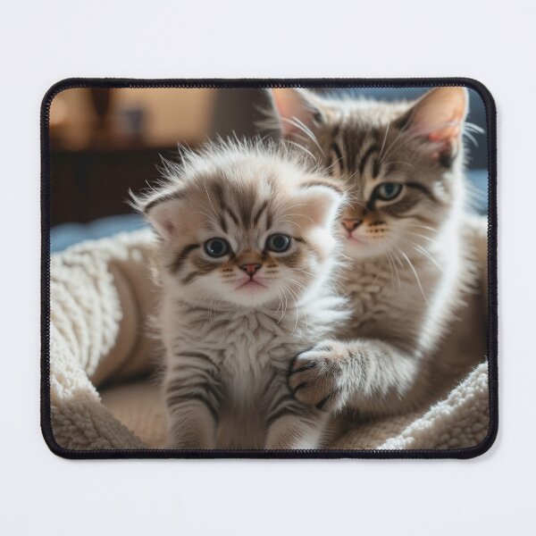 Item preview, Cute Mother Cat and Kitten Cozy Nap Time designed and sold by Jaani-T.