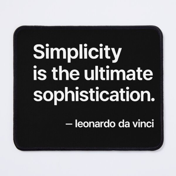 Item preview, Ultimate Sophistication – Da Vinci (White Font) designed and sold by TshirtsLabs.