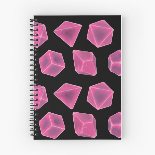 Item preview, Pink Polyhedral Dice Set - Dreamlike TTRPG Illustration designed and sold by hauntedlio.