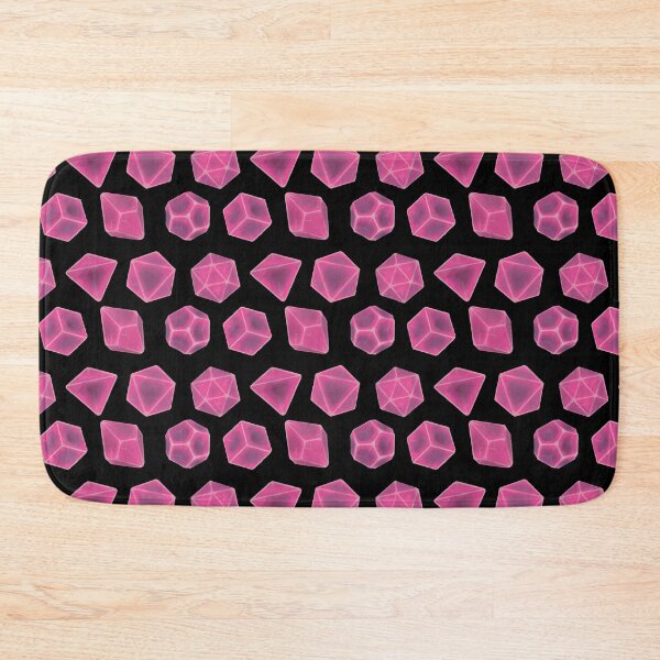 Item preview, Pink Polyhedral Dice Set - Dreamlike TTRPG Illustration designed and sold by hauntedlio.