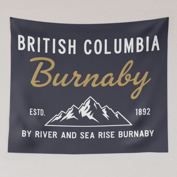 Item preview, Burnaby BC Canada Landscape Pride Motto  designed and sold by HowToCanadian.