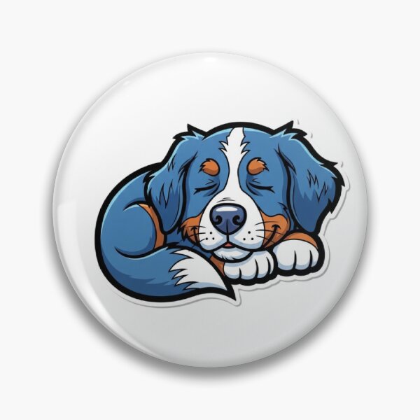 Item preview, Bernese Mountain Dog Sleeping – Dog Mom Cozy Pup Art – Cool Comic Style – Minimal Aesthetic designed and sold by PawMuse Studio.