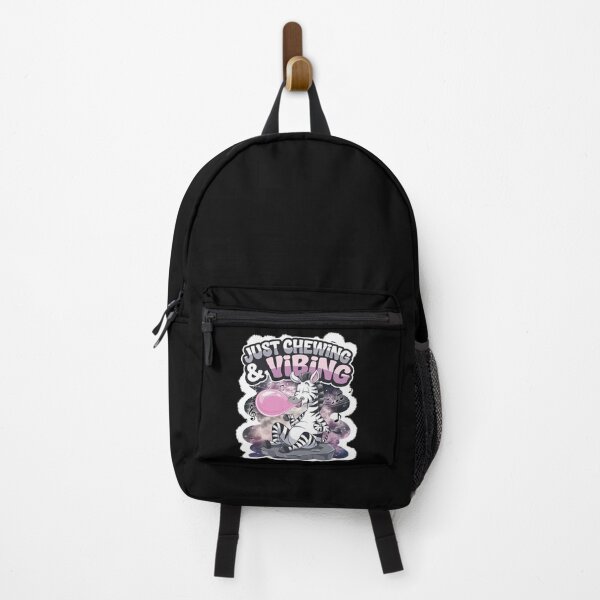 Item preview, Bubblegum Zebra Just Chewing Vibing  designed and sold by joyouartArt.