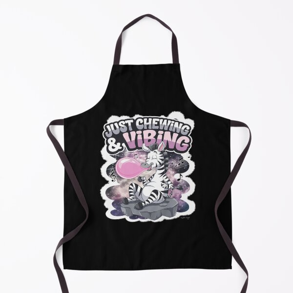 Item preview, Bubblegum Zebra Just Chewing Vibing designed and sold by joyouartArt.