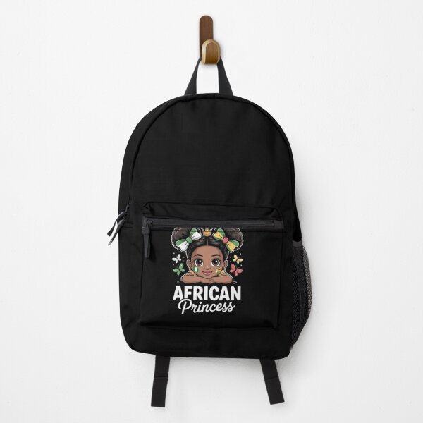 Item preview, African Princess Girl Nigeria and Zimbabwe Flag Mix Heritage Cute African designed and sold by BHMARTS.