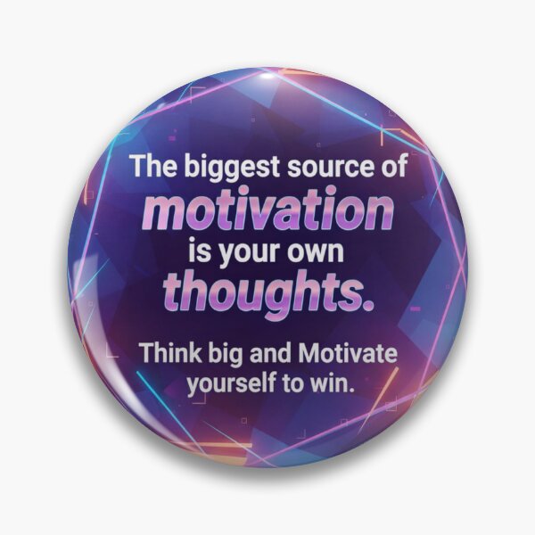 Item preview, Your Thoughts Are Your Motivation Think Big Sticker designed and sold by Scro-Ciob-Shop.