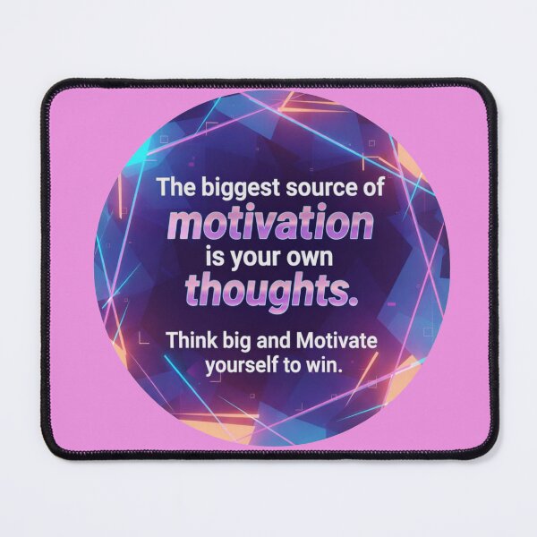 Item preview, Your Thoughts Are Your Motivation Think Big Sticker designed and sold by Scro-Ciob-Shop.