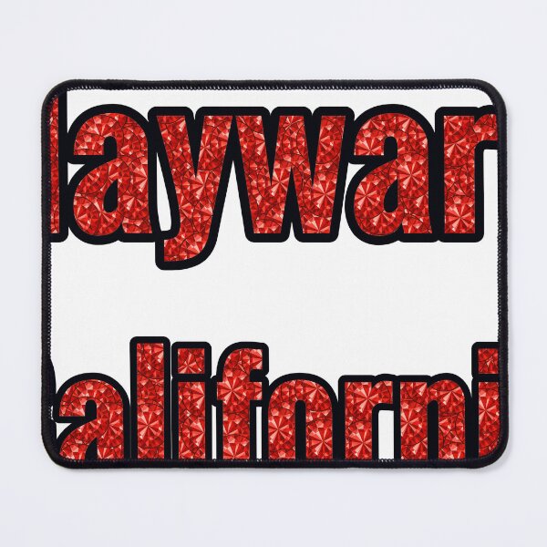 Item preview, Hayward California City Name With Red Rhinestone designed and sold by TheIconSmith.