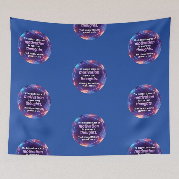 Item preview, Your Thoughts Are Your Motivation Think Big Sticker designed and sold by Nicolae-SCROCIOB-Shop.