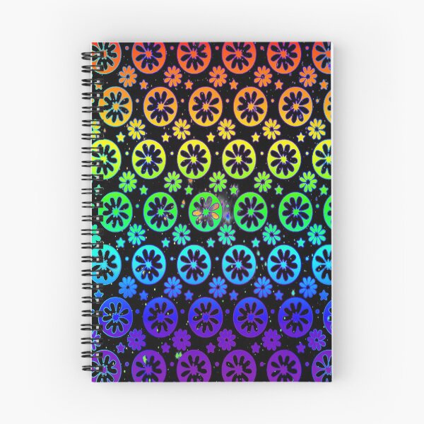 Item preview, Rainbow Flower Pattern designed and sold by Sacred Spectrum.