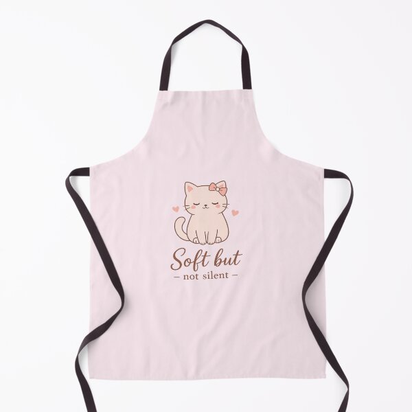 Item preview, Soft but Not Silent – Cute Feminist Cat Design designed and sold by BlushMoodStudio.