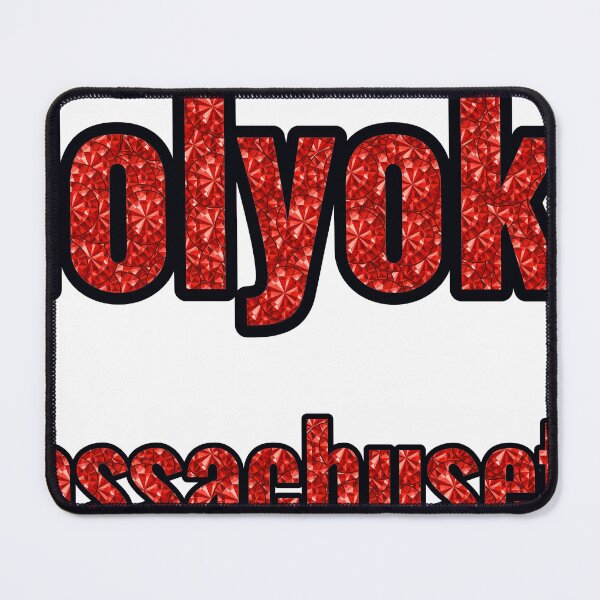 Item preview, Holyoke Massachusetts City Name With Red Rhinestone designed and sold by TheIconSmith.