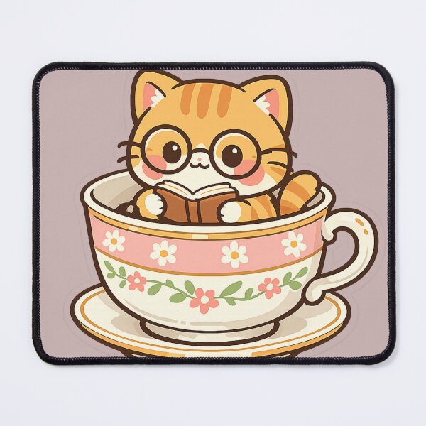 Item preview, Tea-Reading Cat designed and sold by Iail Ioa.