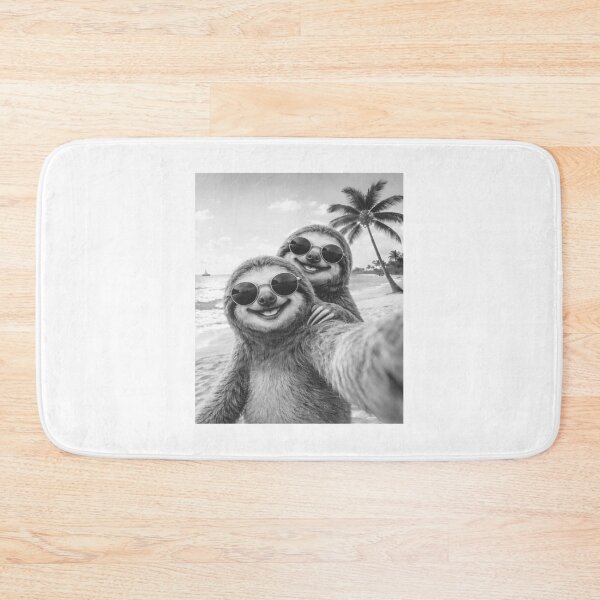 Item preview, Sloth Selfie at The Beach designed and sold by JODYSMORGAN.