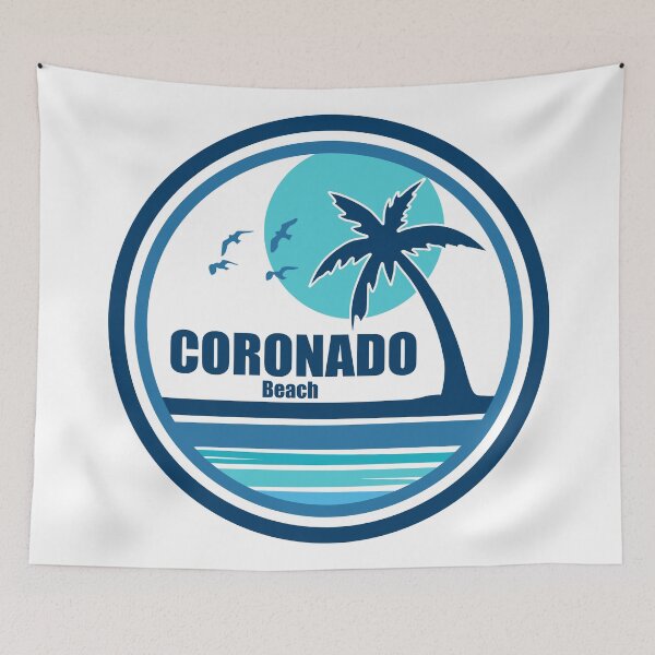 Item preview, Coronado Beach California Palm Tree Birds designed and sold by Esskay Designs.