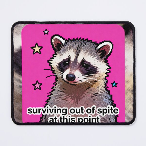 Item preview, Surviving Out of Spite Possum - Relatable Meme designed and sold by PictorialWhimsy.
