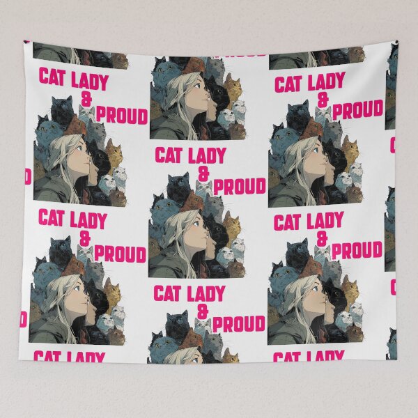 Item preview, Cat Lady and Proud – Cute & Confident Cat Lover Design for True Feline Fans designed and sold by Ignorant-Artist.
