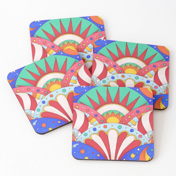 Item preview, Circus Scallop Pattern – Celestial Carnival Spectacle designed and sold by vaner-vaner.