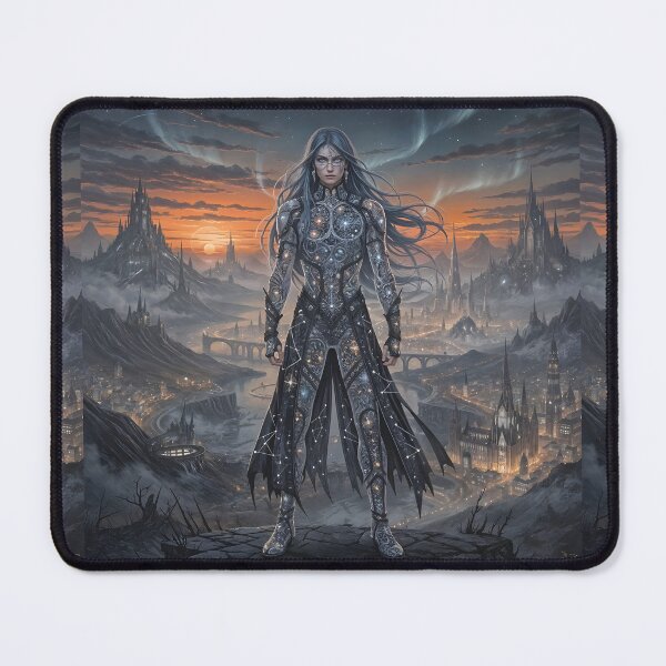 Item preview, Harmony of steel and space in a Gothic landscape designed and sold by KunstGeist.