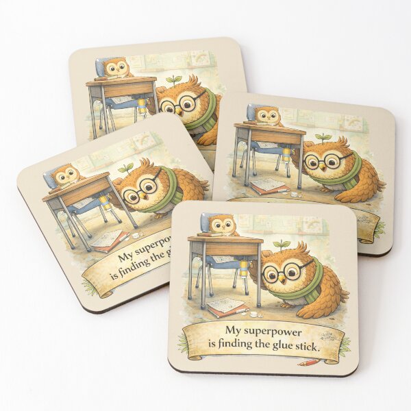 Item preview, My superpower is finding the glue stick designed and sold by WildStillness.