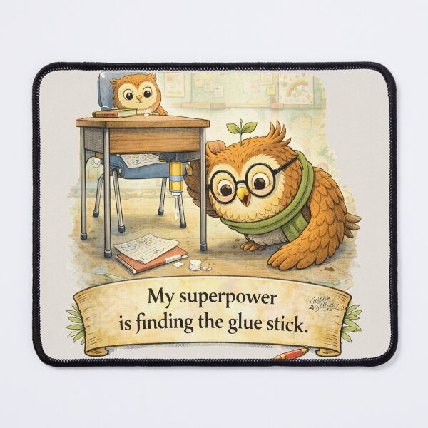 Item preview, My superpower is finding the glue stick designed and sold by WildStillness.