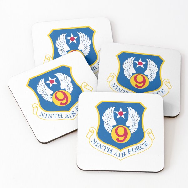 Item preview, Ninth Air Force USAF Military Heraldic Shield designed and sold by CharlieDesings.