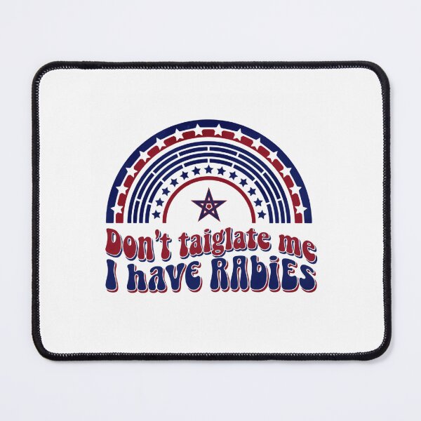 Item preview, Dont Tailgate Me I Have Rabies Patriotic Star Banner Badge designed and sold by SkeletonsDanger.
