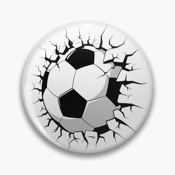 Item preview, Soccer Ball Cracking Through Wall designed and sold by jkrphoto.