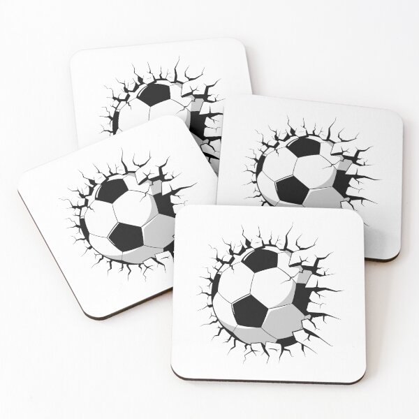 Item preview, Soccer Ball Cracking Through Wall designed and sold by jkrphoto.