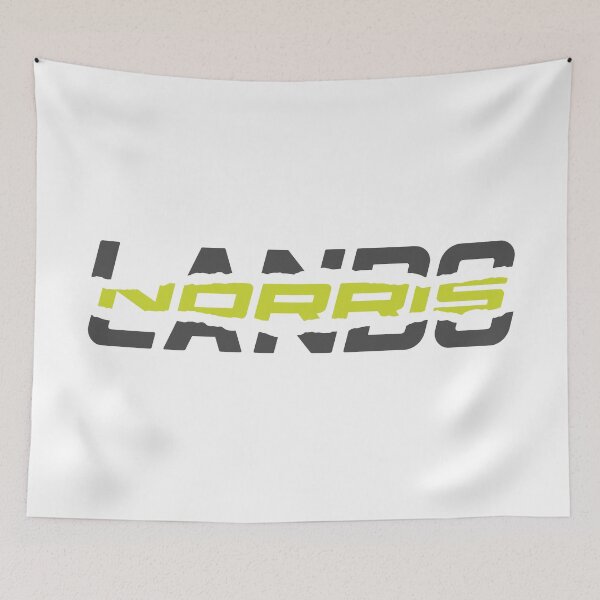 Item preview, Lando Norris McLaren Formula 1 Ripped Text Design Black designed and sold by Novaque.