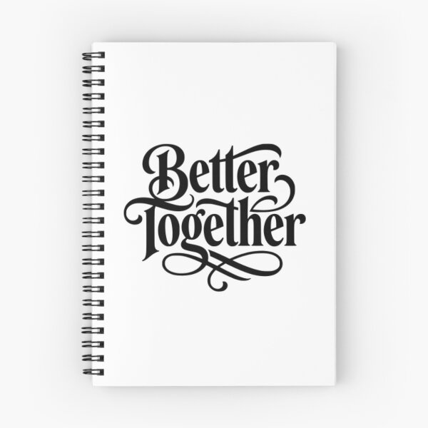 Item preview, Better Together Elegant Calligraphy Typography designed and sold by MJO80.