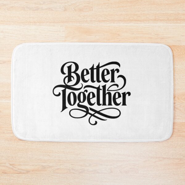 Item preview, Better Together Elegant Calligraphy Typography designed and sold by MJO80.