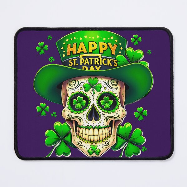 Item preview, Happy St patricks day and skull designed and sold by Palmtree94.