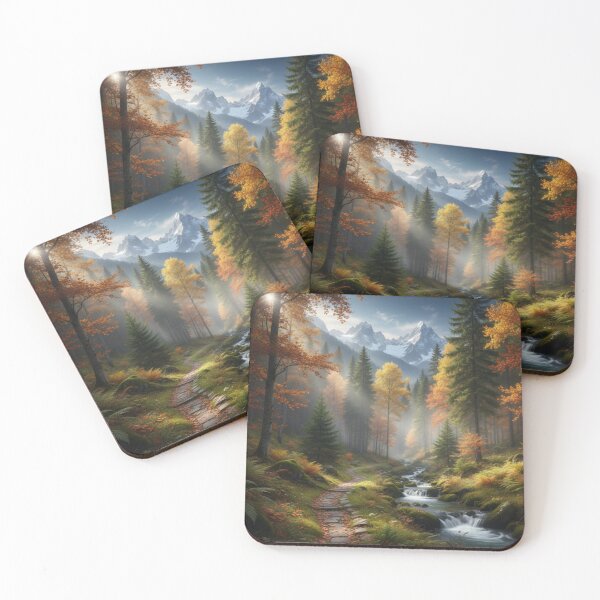 Item preview, Autumn trail towards the mountains designed and sold by JuViRo.