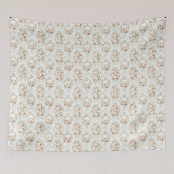 Item preview, Pink French Floral Shabby Chic Coquette Pattern  designed and sold by LouieVanille.