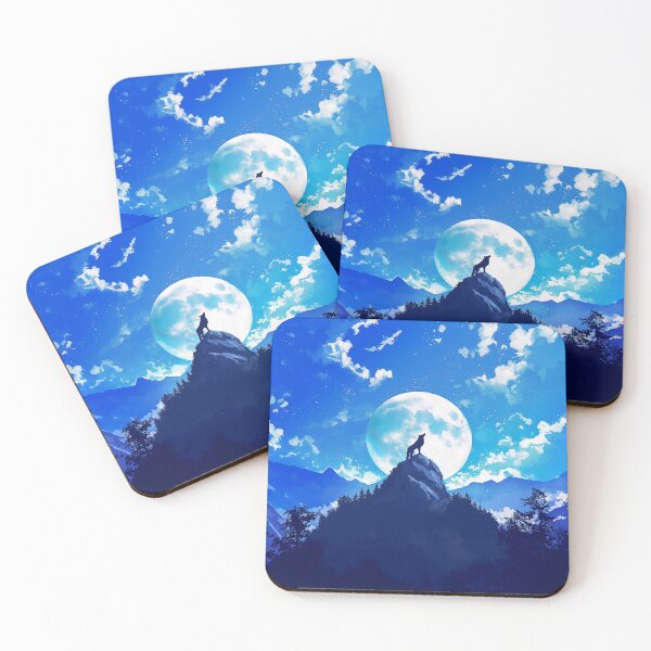 Item preview, Wolf Howling Under Full Moon designed and sold by Christian Weiss.
