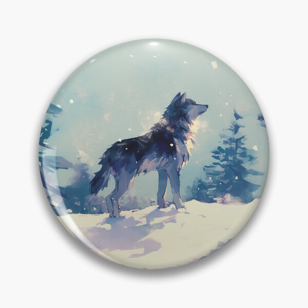 Artikelvorschau, Winterwolf im Schneewald entworfen und verkauft von Christian Weiss.