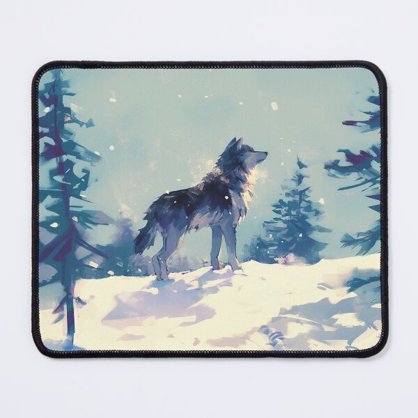 Item preview, Winter Wolf In Snow Forest designed and sold by Christian Weiss.
