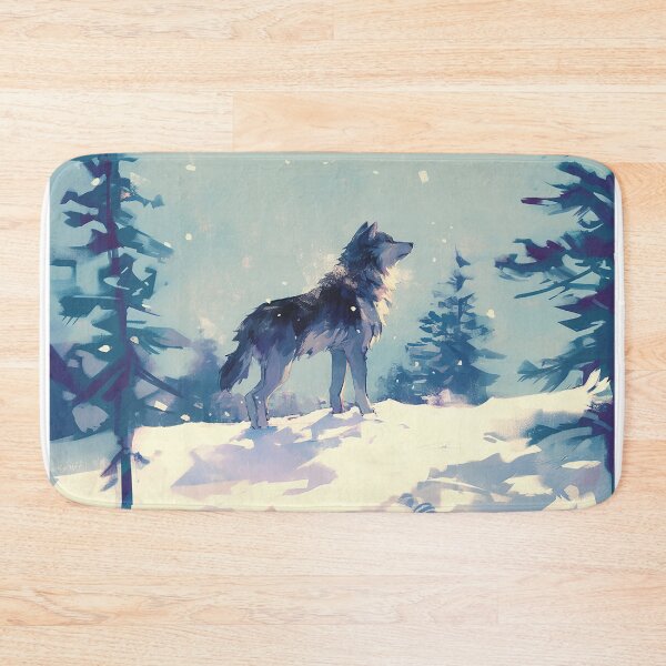 Item preview, Winter Wolf In Snow Forest designed and sold by Christian Weiss.