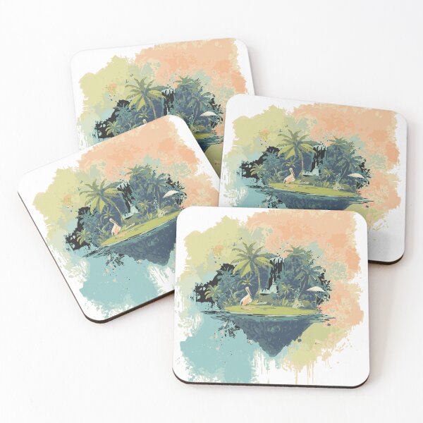Item preview, Tropical oasis designed and sold by BigSquareOfficial.