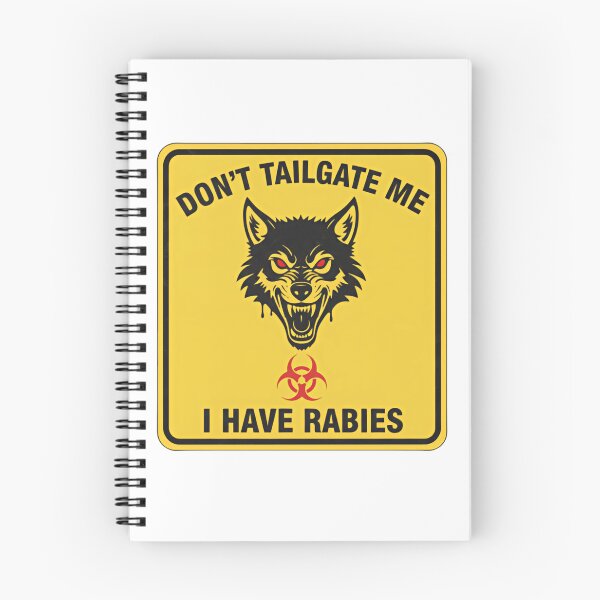 Item preview, Dont Tailgate Me I Have Rabies Cute Bear With Bow Sweet Warning designed and sold by SkeletonsDanger.